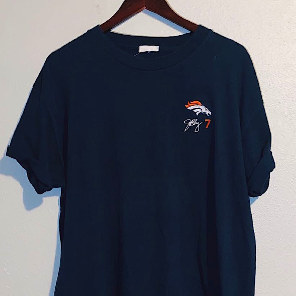 Embroidered “John Elway” Bronco Tee
